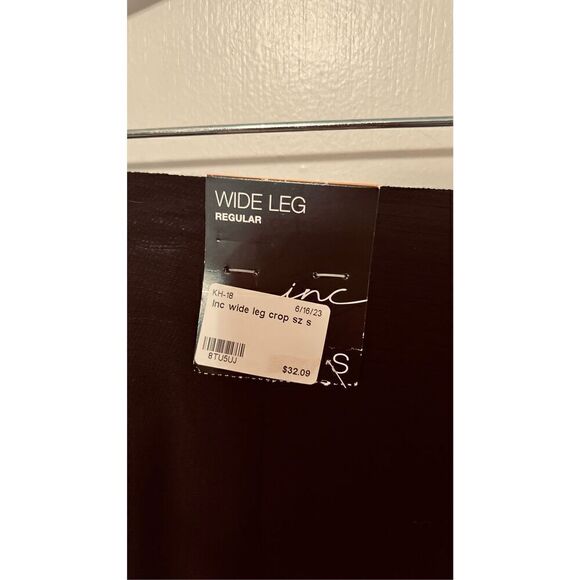 Inc International Concepts Exoctic Escape Black WIde Leg Pants SIZE S New - Picture 8 of 16